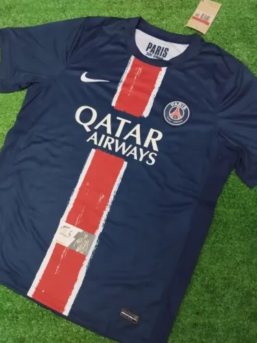 Camisa PSG Paris Modelo 2024/25 - Home Azul Champions