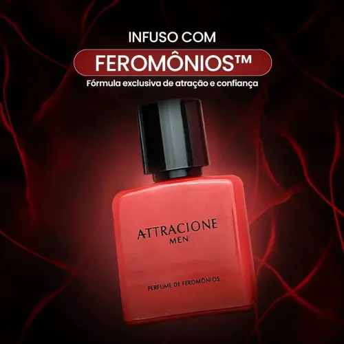 Perfume Atracione Men com Feromônios Ativados Produto Original.