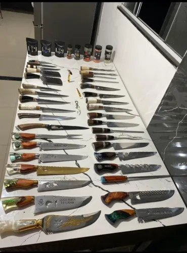 Facas artesanais