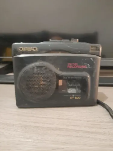 Gravador aiwa tp 500 no estado leia