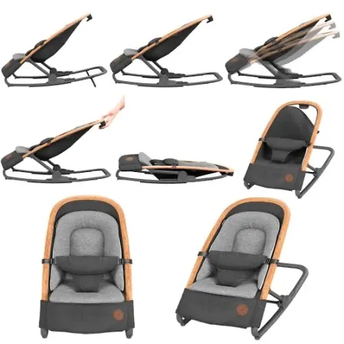 Cadeira de Descanso e Balanço Kori Graphite Maxi Cosi