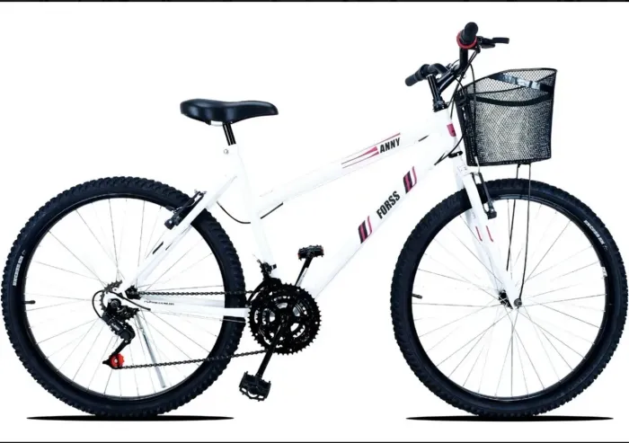 Bicicleta Feminina Forss Anny Aro 26 - C/ cestinha e 18 Marchas