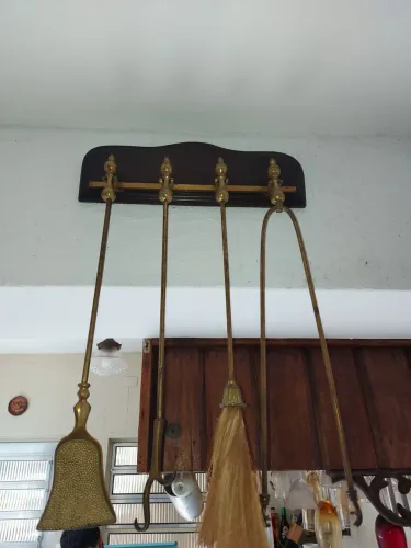 CONJUNTO PARA LAREIRA ANTIGO