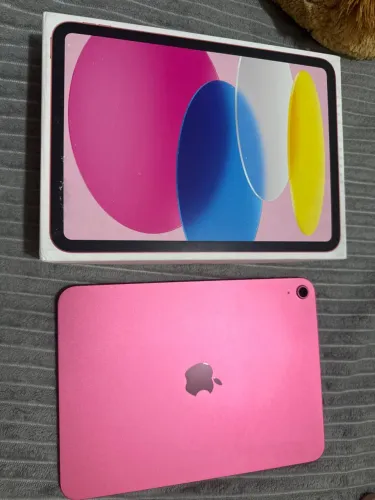 iPad A16 128GB Rosa - Impecável + Caneta + Capinha
