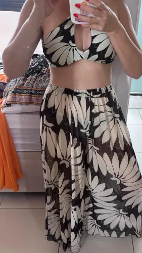 Calça/ saída de praia farm