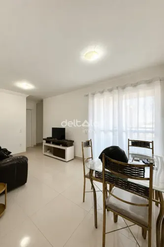 Apartamento mobiliado para locação com 2 quartos (1 suíte) e uma vaga, Planalto, Belo Hori