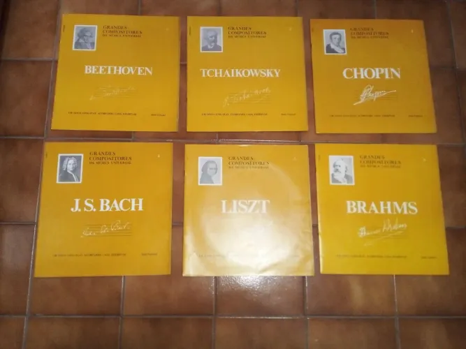 Discos LP (13) Grandes Compositores da música clássica universal. 