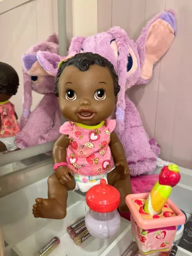 baby alive danoninho (hora de comer) negra