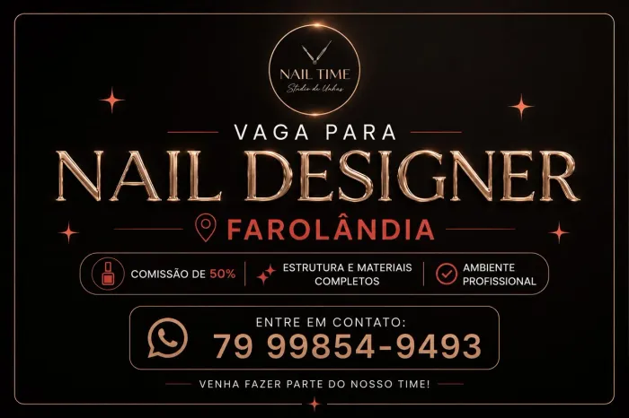 VAGA PARA NAIL DESIGNER  