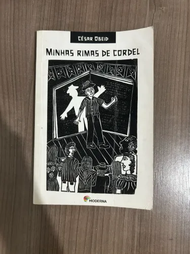 Livro Minhas Rimas de Cordel - César Obeid