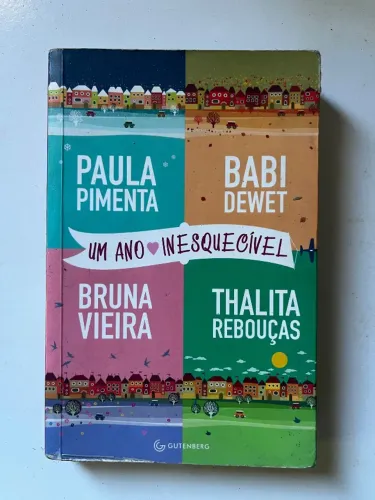 Livro Um Ano Inesquecível Autografado