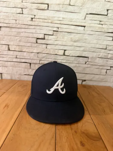 Boné New Era Aba Reta 5950 MLB Atlanta Game Cap