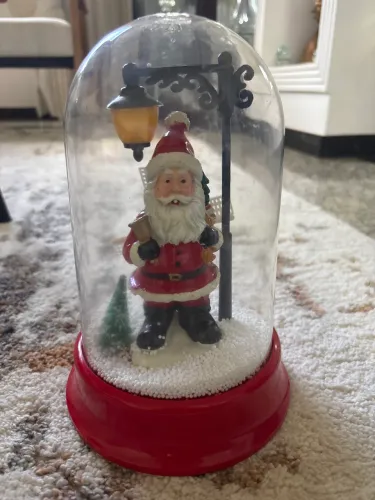 Globo de neve de Natal do Papai Noel