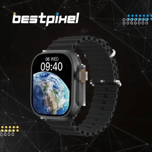 Smartwatch W68 Ultra IWO 16 com Monitoramento e Carregamento Sem Fio