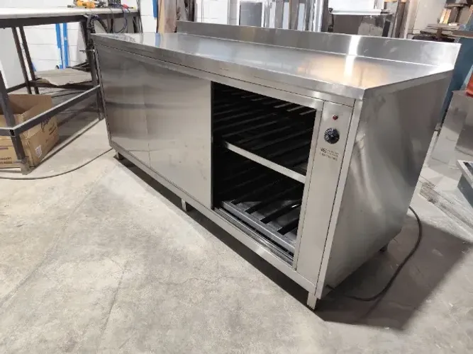 balcão refrigerado inox 2850mm 5 portas alta capacidade 