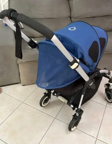 Carrinho Bugaboo Bee 3 Original + Capa de Chuva + 2 Capotas