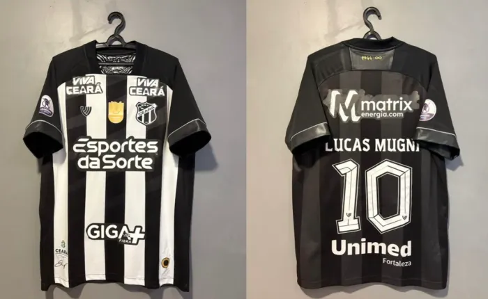Camisa Ceará Vozão 2024 TAM G #10 usada em jogo