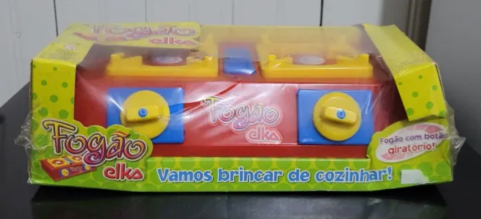 Antigo Fogão infantil Elka Vamos Brincar de Cozinhar Lacrado anos 80 e 90 Vintage