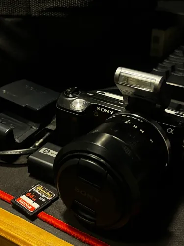 Sony nex-5 + lente sony 18-55 E-mount