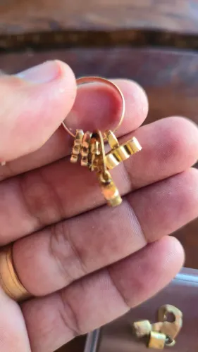 Ouro 18k pra derreter 5.5g
