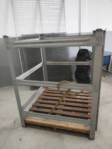 Rack galvanizado desmontável, usado 1,20 x1,20