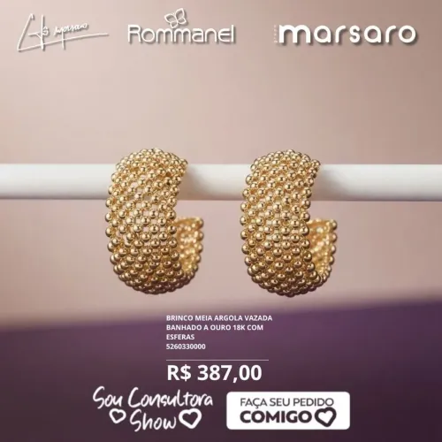 Brincos Rommanel