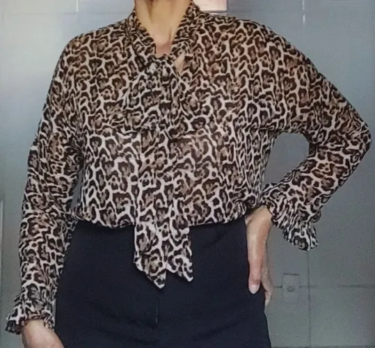Blusa animal print M 