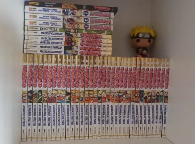 Coleção manga Naruto Gold - Vol. 1 ao 38 + Boruto 2, 3 e 4 + Funko Pop