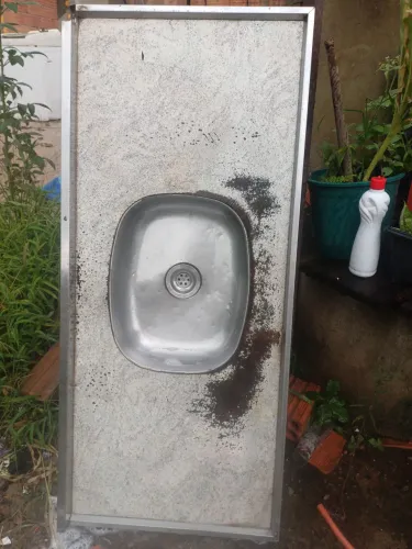 pia de aço inox ! as duas por 70$.