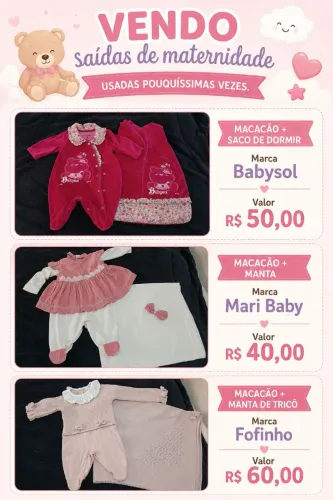 Saídas de Maternidade para Meninas