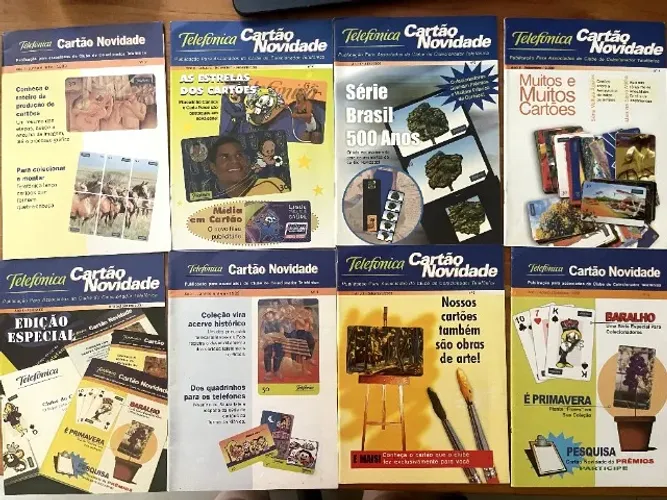 Exemplares - clube do colecionador telefônica cartão telefônico - RARIDADE