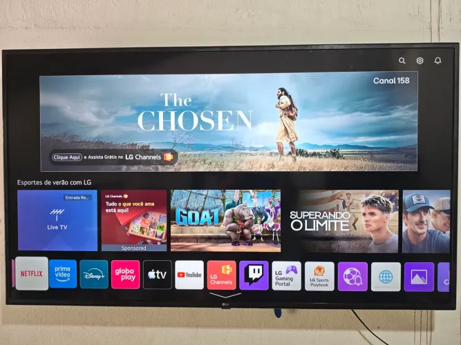 Smart tv LG de 60 polegadas 4k