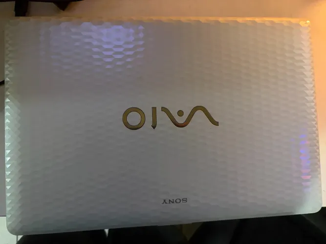 Notebook vaio branco i3 2th 8gb ram Ssd 120gb tela 15,6 bateria 1h