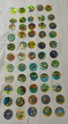 Tazos Holográficos - coleção completa