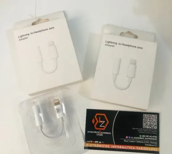 Adaptador de fone p2 para iPhone