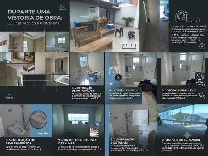 Vistoria infográfica de apartamento pós obras 
