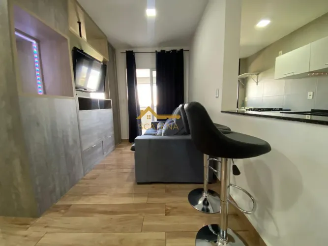 Apartamento com 1 quarto, 58m², para locação em Sorocaba, Edifício Flat Red
