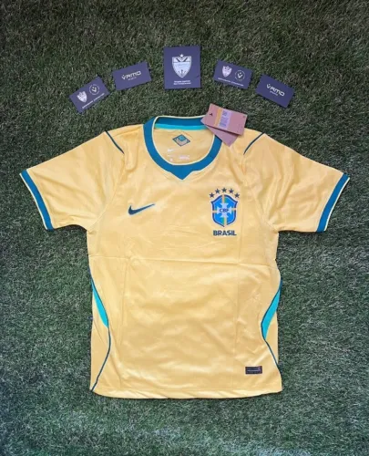 Camisa Seleção Brasileira - Copa do Mundo 2026 - Amarela - Brasil I