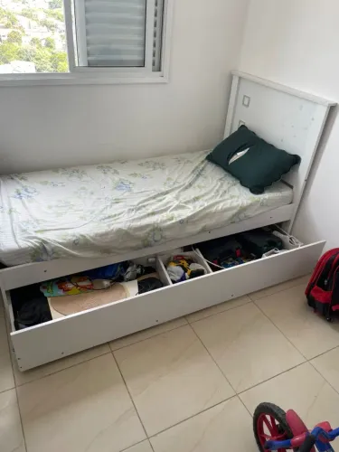 Cama de Solteiro 2 em 1 em Ótimo Estado