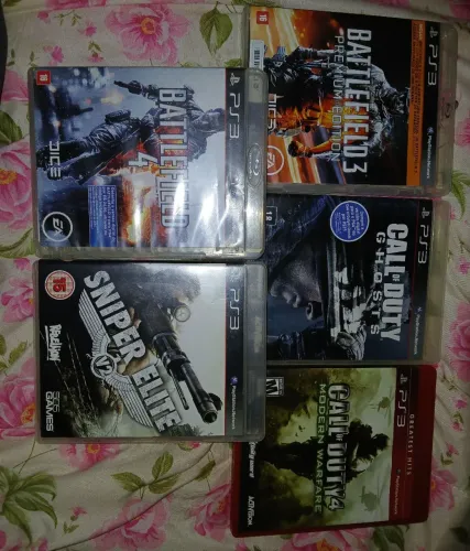Lote 5 jogos ps3