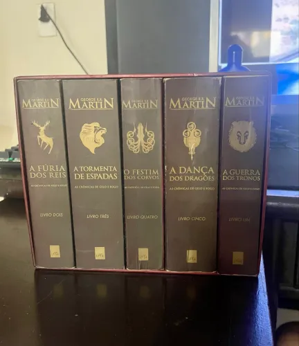Box As Crônicas de Gelo e Fogo 5 Livros
