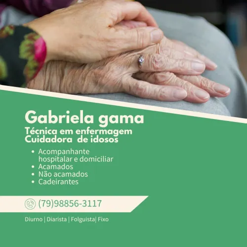 Tec em enfermagem e Cuidadora de idoso