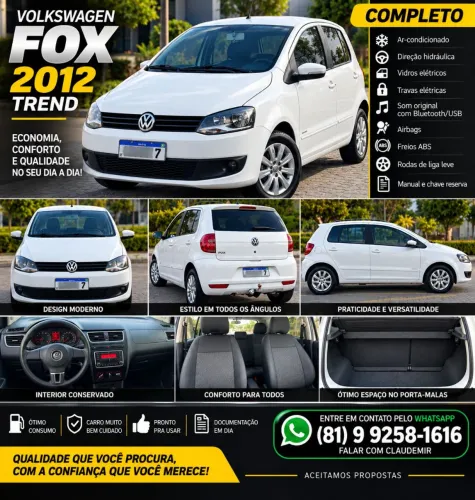 Volkswagen Fox 1.0 MI Total Flex 8V 5P 2012
