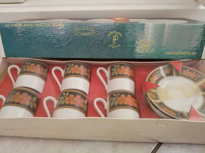 Conjunto de café Vintage em Porcelana Schmidt