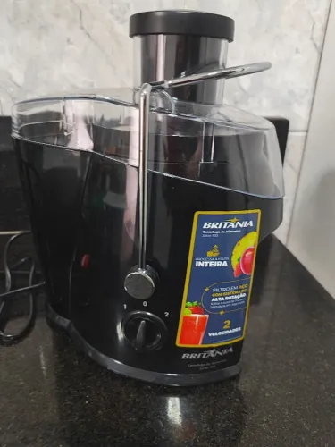 CENTRÍFUGA DE ALIMENTOS BRITÂNIA JUICER 700 - SEMINOVA, ESTADO DE NOVA!
