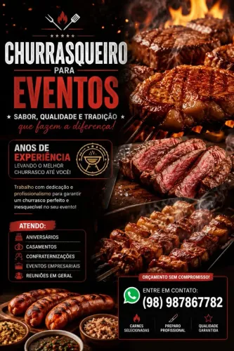 Churrasqueiro para Eventos 