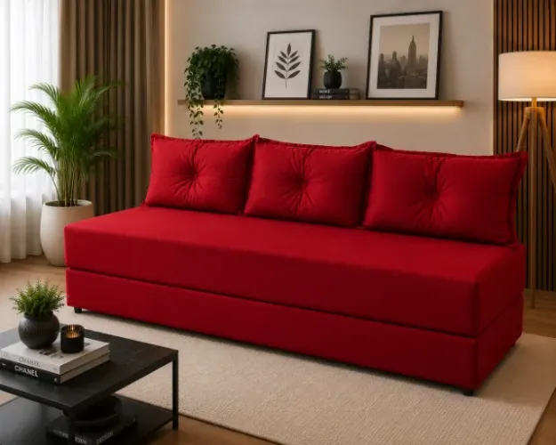 Sofá-cama modelo sofanete, direto da fabrica vai lacrado e você paga ai na sua casa !!