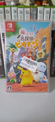 Detetive Pikachu Returns lacrado Nintendo Switch