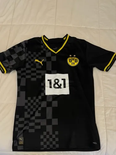 camisa time de futebol borussia dortmund 2022/23 away