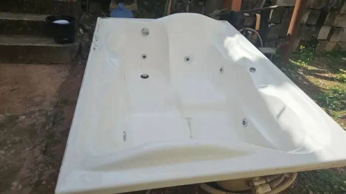 Banheira Hidromassagem Dupla Astra Nobile Maggiore 1,80m + Motobomba